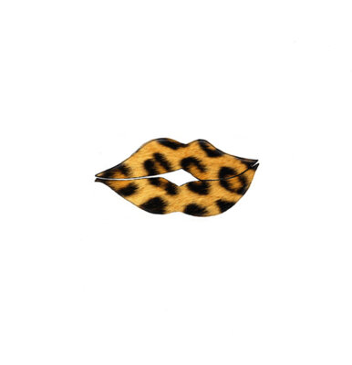 leopard lips design